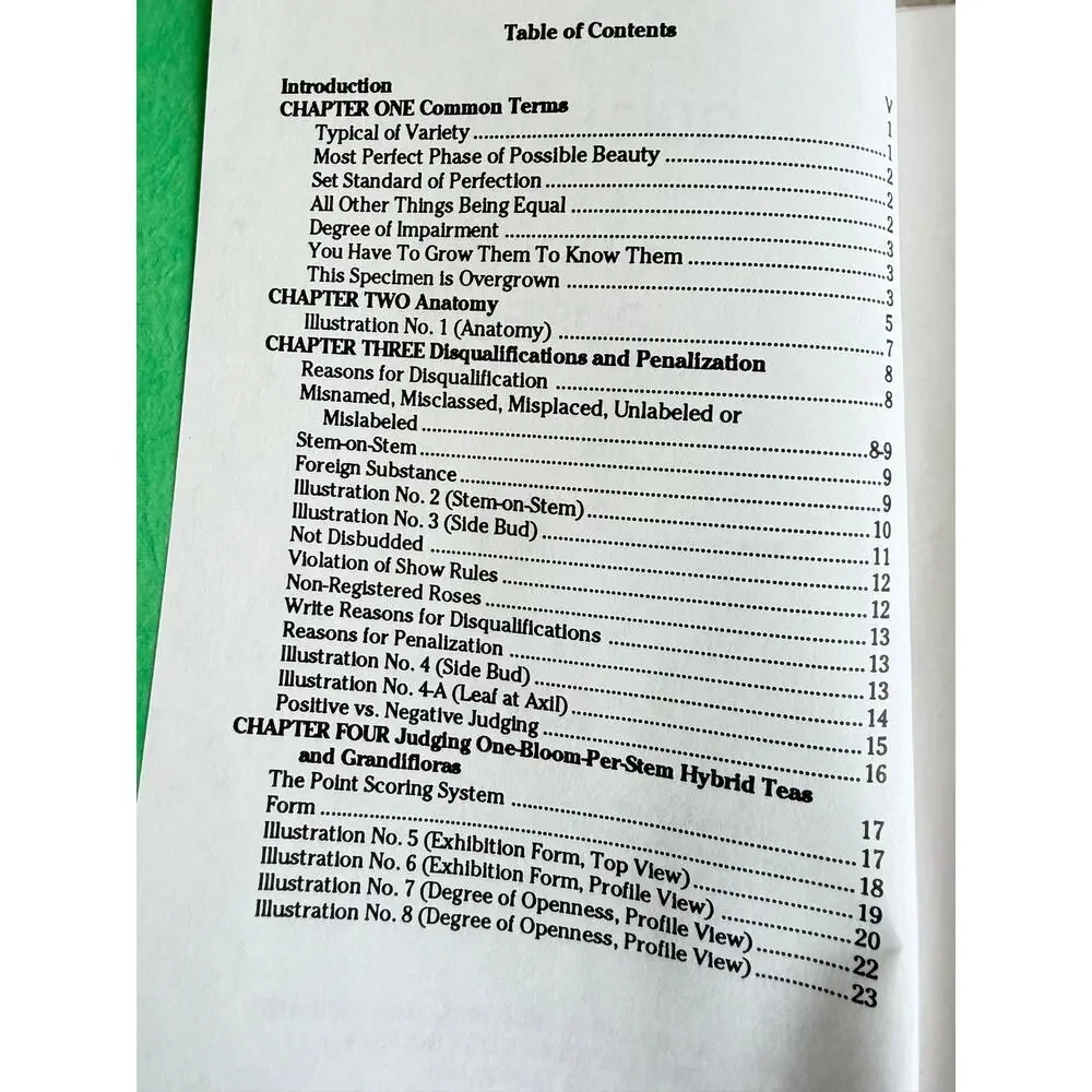 American Rose Society Judges Handbook Guidelines for Judging Roses 1993